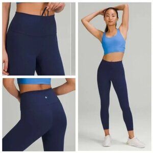 LULULEMON Wunder Train High Rise Tight 25" W5CQDS in Night Sea 8